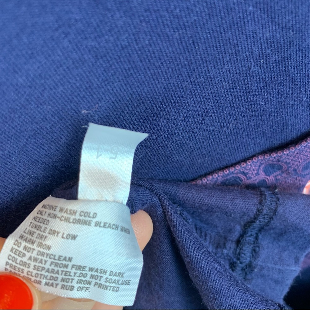 Uniqlo x Disney I'm All Ears! Mickey Mouse Pocket Tee Men's M Navy T-Shirt Top - Picture 7 of 7